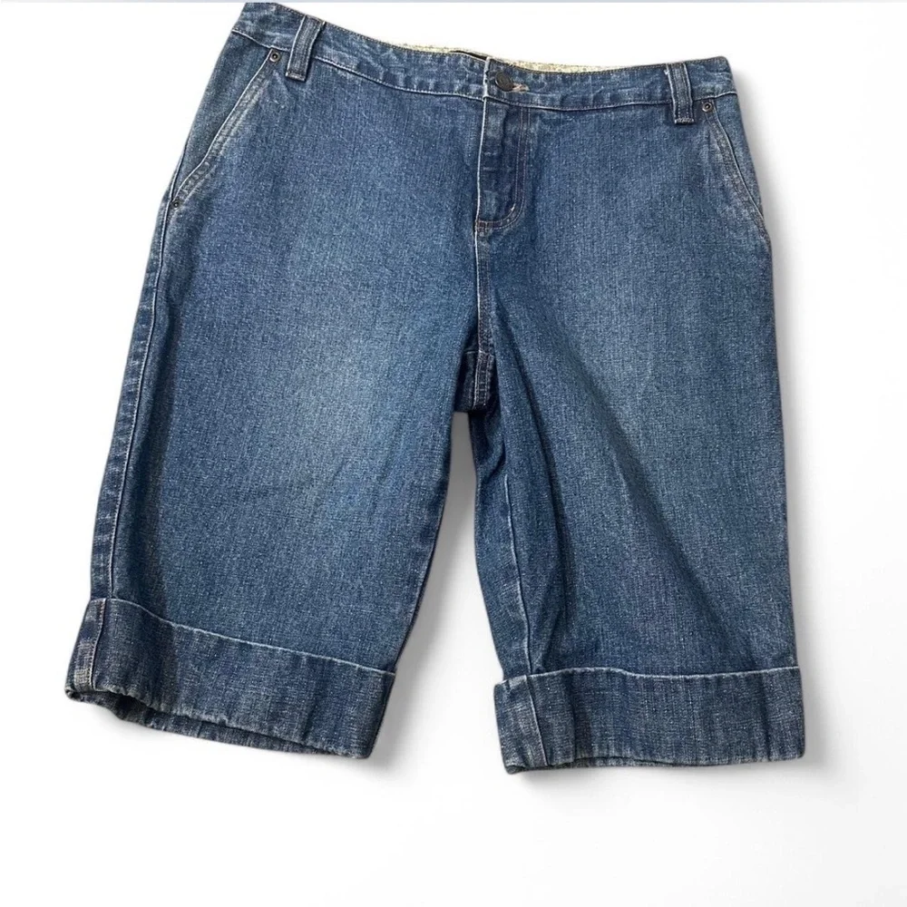 Vintage Denim Bermuda‎ Shorts